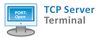 Papouch TCP Server terminal - logo