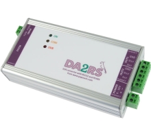 DA2RS: Dva analogové výstupy pro RS232/RS485 DA2RS: Dva analogové výstupy pro RS232/RS485
