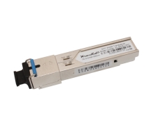 Optický SFP modul, Single/Multi-mode, 20 km, WDM, TX1310/RX1550 nm, SC, průmyslový -40 až +85 °C