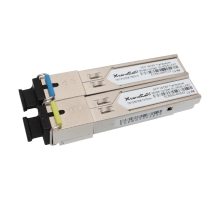 Sada: Optické SFP moduly, Single/Multi-mode, 20 km, WDM, TX/RX, SC, průmyslové -40 až +85 °C