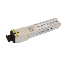 Optický SFP modul, Single/Multi-mode, 20 km, WDM, TX1550/RX1310 nm, SC, průmyslový -40 až +85 °C