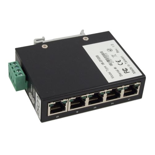 Průmyslový switch IS-DF205 s 5 ethernet porty