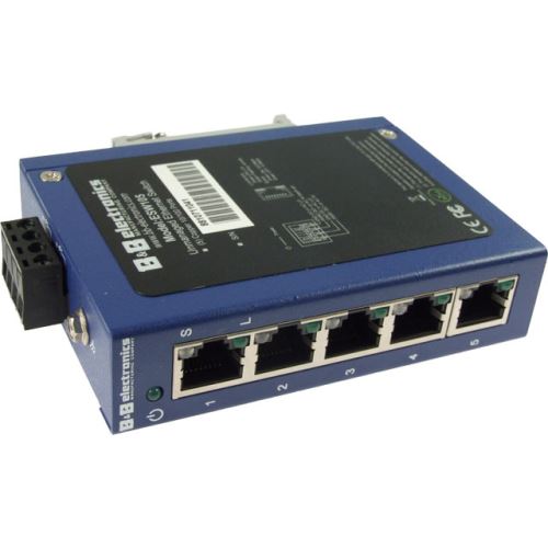 Průmyslový 5-port Ethernet switch