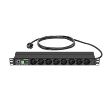 NETIO PowerPDU 8KF: Přepínané a měřené PDU, 8 výstupů, typ F-Schuko, max. 16 A (1)