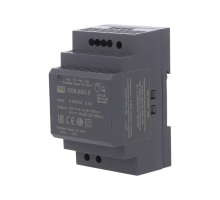 DDR-60G-5: DC/DC měnič 9 až 36 V/5 V, 54 W, DIN, galvanické oddělení