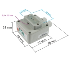 TQS4 P: Příložný teploměr na potrubí, RS485 (3)