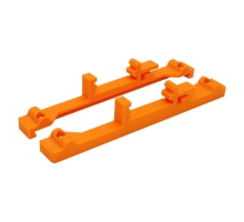 3D tištěný držák na DIN pro moduly Quido 2/16