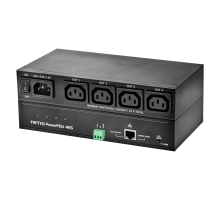 NETIO PowerPDU 4KS: Přepínané a měřené PDU (Power Distribution Unit), 4× výstup, 1× digitání vstup