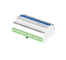 Univerzální I/O modul, 12× DI, 8× UI, 6× AO a 12× DO, Modbus RTU/ASCII nebo BACnet MSTP, RS485