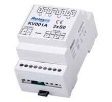 KV001A: 2-kanálový pulzní převodník, proudový booster pro výstupy S0