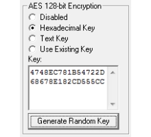 Nastavení AES šifrování (4)