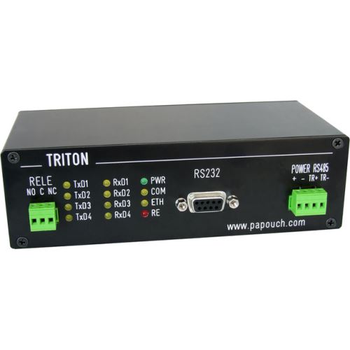 Triton s hlavní komunikační linkou RS485 + RS232