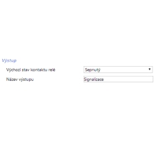 Konfigurace výstupu (6)