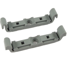 Plastový úchyt na lištu DIN 35 mm - dva kusy - tzv. "brusle"