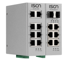 IS-DG308: Průmyslový switch, 8× 1 Gb/s, -40 až 75 °C